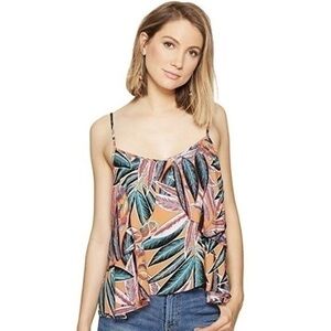 Jack by BB Dakota Ida Printed Top Orange Bloom